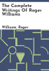 The_complete_writings_of_Roger_Williams