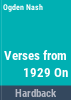 Verses_from_1929_on