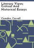 Literary_views__critical_and_historical_essays