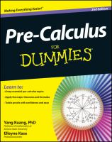 Pre-calculus_for_dummies